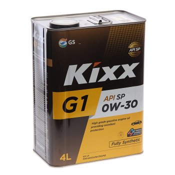 4 699 р. Масло моторное G1 SP 0W30 синт.4л KIXX KIXX l215144te1  с доставкой в г. Кемерово. Увеличить фотографию 1