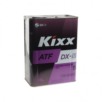 3 369 р. Масло трансмиссионное ATF DX III 4л KIXX KIXX l250944te1  с доставкой в г. Кемерово. Увеличить фотографию 1