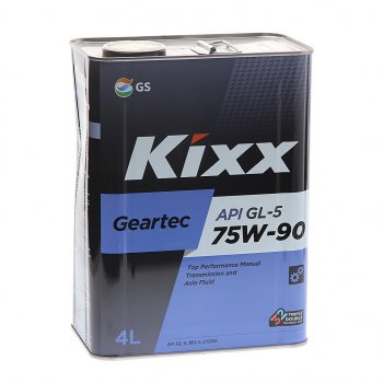 3 799 р. Масло трансмиссионное Geartec GL-5 75W90 псинт.4л KIXX KIXX l296244te1  с доставкой в г. Кемерово. Увеличить фотографию 1