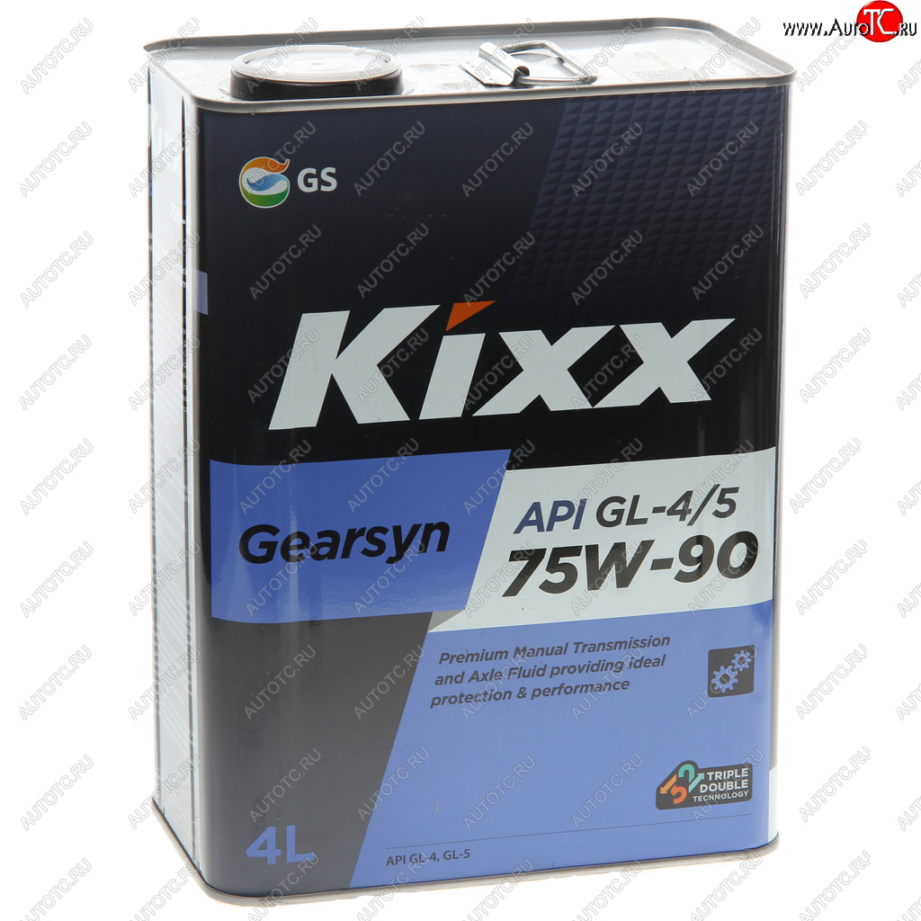 5 199 р. Масло трансмиссионное Gearsyn GL-45 75W90 псинт.4л KIXX KIXX l296344te1  с доставкой в г. Кемерово