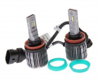 2 799 р. Лампа светодиодная 12V H11H16H8H9 PGJ19-2 бокс (2шт.) MTF MTF lan11k6  с доставкой в г. Кемерово. Увеличить фотографию 1