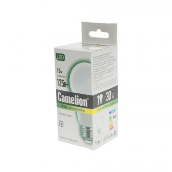 180 р. Лампа светодиодная E27 A60 15W (125W) 220V теплый BasicPower CAMELION CAMELION led15-a60830e27  с доставкой в г. Кемерово. Увеличить фотографию 2