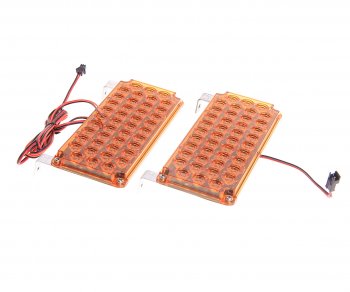 1 099 р. Маяк проблесковый 12V импульсный светодиодный 2шт. оранжевый TORINO TORINO led-18h  с доставкой в г. Кемерово. Увеличить фотографию 1