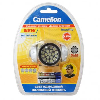 859 р. Фонарь налобный CAMELION CAMELION led5313-19f4  с доставкой в г. Кемерово. Увеличить фотографию 1