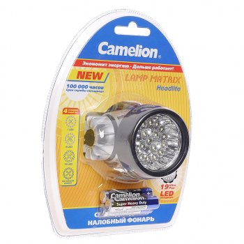 859 р. Фонарь налобный CAMELION CAMELION led5323-19mx  с доставкой в г. Кемерово. Увеличить фотографию 1