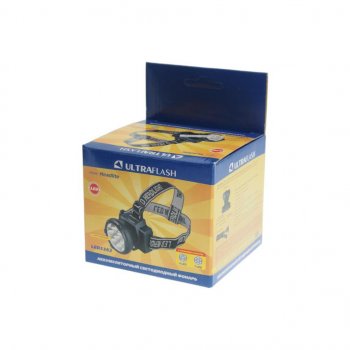 699 р. Фонарь налобный аккумуляторный ULTRAFLASH ULTRAFLASH led5362  с доставкой в г. Кемерово. Увеличить фотографию 3