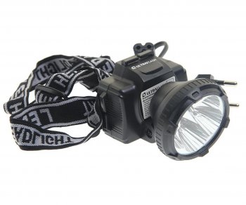 599 р. Фонарь налобный аккумуляторный ULTRAFLASH ULTRAFLASH led5365  с доставкой в г. Кемерово. Увеличить фотографию 1