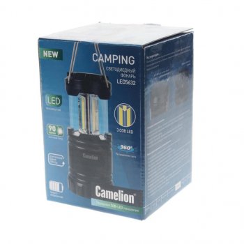 539 р. Фонарь кемпинговый CAMELION CAMELION led5632  с доставкой в г. Кемерово. Увеличить фотографию 3