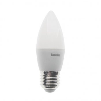 118 р. Лампа светодиодная E27 С35 8W (75W) 220V теплый BasicPower CAMELION CAMELION led8-c35830e27  с доставкой в г. Кемерово. Увеличить фотографию 1