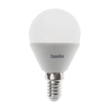 125 р. Лампа светодиодная E14 G45 8W (75W) 220V холодный BasicPower CAMELION CAMELION led8-g45845e14  с доставкой в г. Кемерово. Увеличить фотографию 1