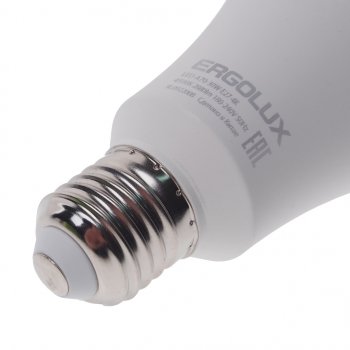 248 р. Лампа светодиодная E27 A70 30W (260W) 220V холодный ERGOLUX ERGOLUX led-a70-30w-e27-4k  с доставкой в г. Кемерово. Увеличить фотографию 2