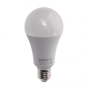 248 р. Лампа светодиодная E27 A70 30W (260W) 220V дневной свет ERGOLUX ERGOLUX led-a70-30w-e27-6k  с доставкой в г. Кемерово. Увеличить фотографию 1