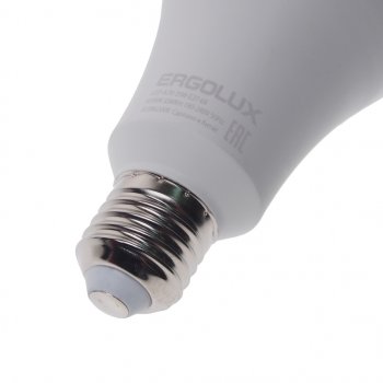 379 р. Лампа светодиодная E27 A70 35W (300W) 220V дневной свет ERGOLUX ERGOLUX led-a70-35w-e27-6k  с доставкой в г. Кемерово. Увеличить фотографию 2