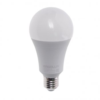 379 р. Лампа светодиодная E27 A70 35W (300W) 220V дневной свет ERGOLUX ERGOLUX led-a70-35w-e27-6k  с доставкой в г. Кемерово. Увеличить фотографию 1
