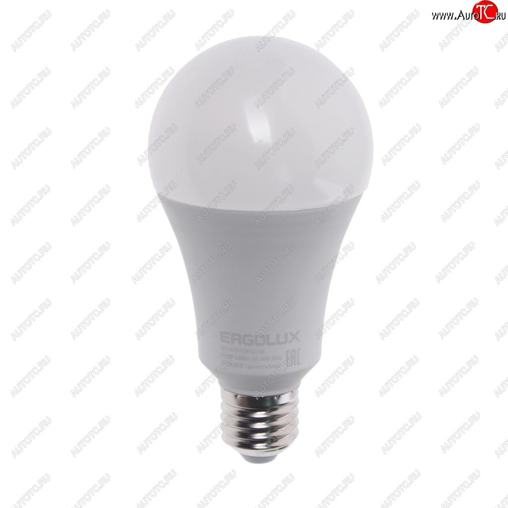 379 р. Лампа светодиодная E27 A70 35W (300W) 220V дневной свет ERGOLUX ERGOLUX led-a70-35w-e27-6k  с доставкой в г. Кемерово