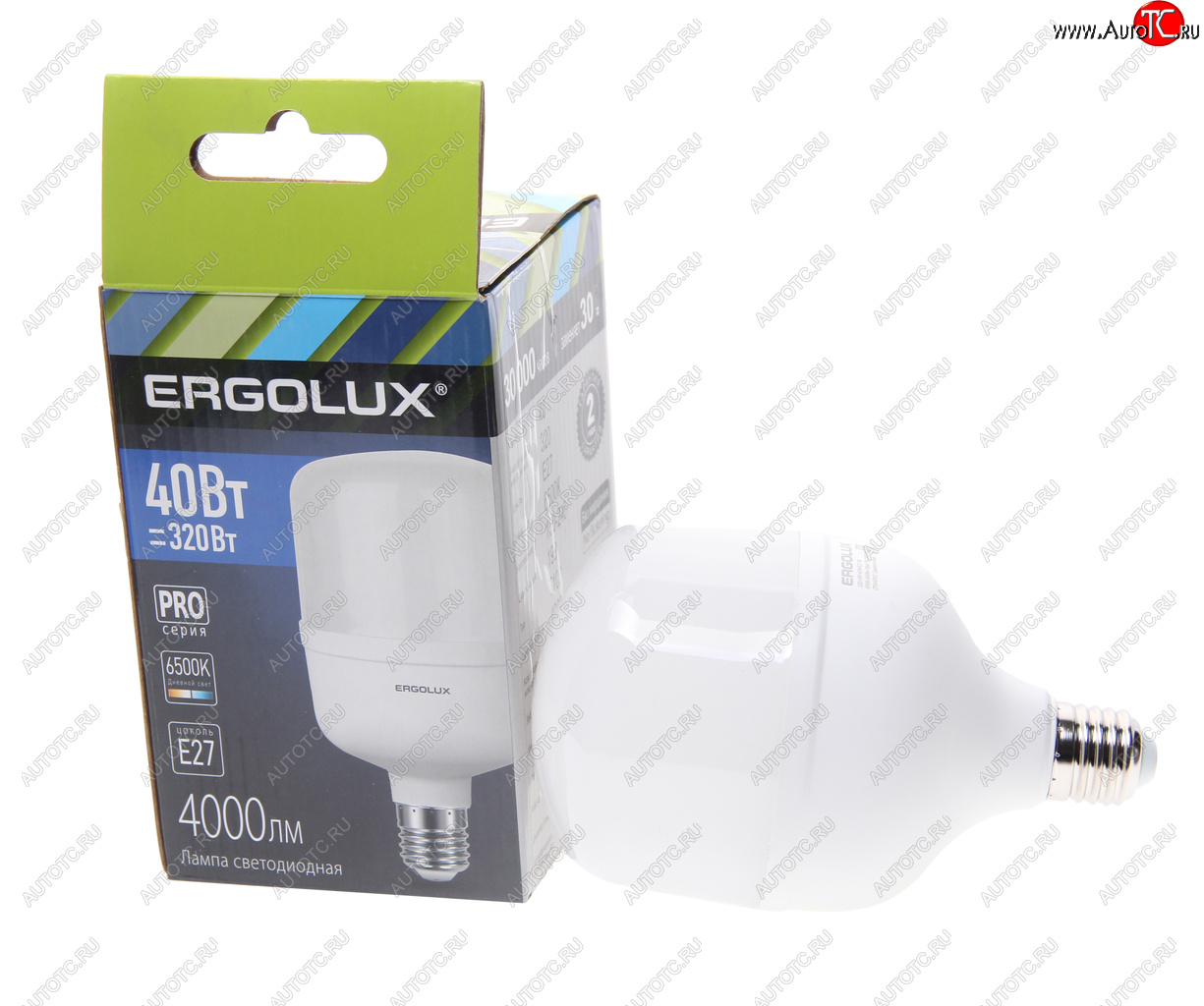 549 р. Лампа светодиодная E27 T170 40W (320W) 220V дневной свет ERGOLUX ERGOLUX led-hw-40w-e27-6k  с доставкой в г. Кемерово