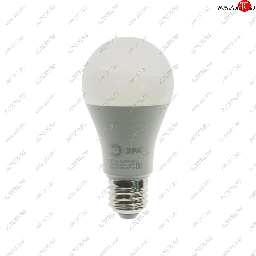 108 р. Лампа светодиодная E27 A60 13W (110W) 220V холодный ЭРА ЭРА led-smd-a60-13w-840-e27  с доставкой в г. Кемерово