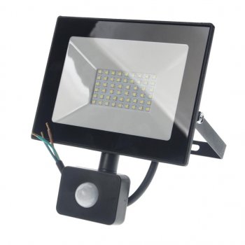 1 549 р. Светильник светодиодный 220V 50W 6500K с датчиком движения черный ULTRAFLASH ULTRAFLASH lfl-5002s c02  с доставкой в г. Кемерово. Увеличить фотографию 1