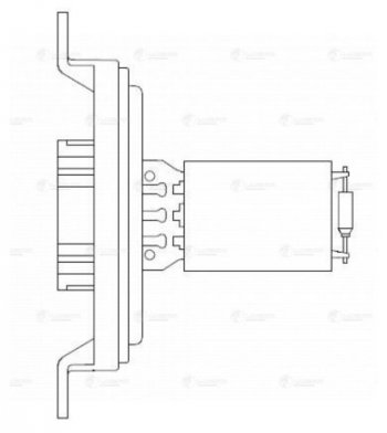 1 699 р. Сопротивление добавочное ГАЗель Next ,УРАЛ Nextотопителя LUZAR LUZAR lfr0322  с доставкой в г. Кемерово. Увеличить фотографию 6