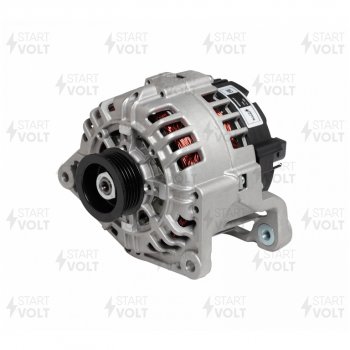 14 999 р. Генератор VW Transporter T5 (1.9 TDI) SKODA Fabia (07-) (1.2 I/1.4 TDI) 14В 120А STARTVOLT STARTVOLT lg 1818 STARTVOLT lg 1818  с доставкой в г. Кемерово. Увеличить фотографию 1