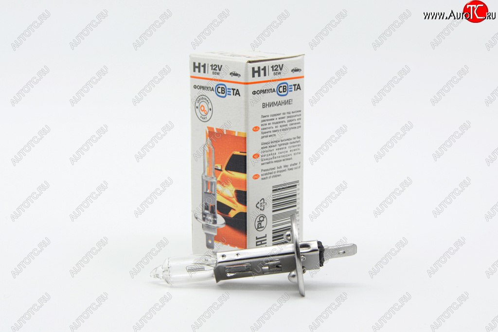 53 р. Лампа 12V H1 55W P14.5s ФОРМУЛА СВЕТА ФОРМУЛА СВЕТА lhi011255fsp1  с доставкой в г. Кемерово