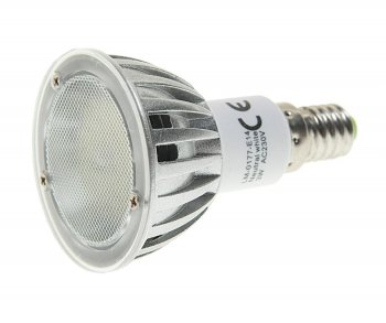 47 р. Лампа светодиодная E14 JDR 3W(35W) 220V холодный MEGA LIGHTING MEGA LIGHTING lm-0177nw-e14  с доставкой в г. Кемерово. Увеличить фотографию 1