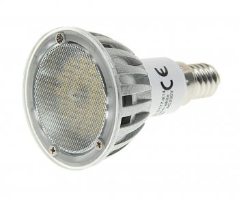 41 р. Лампа светодиодная E14 JDR 3W(35W) 220V теплый MEGA LIGHTING MEGA LIGHTING lm-0177ww-e14  с доставкой в г. Кемерово. Увеличить фотографию 1