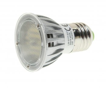 39 р. Лампа светодиодная E27 JDR 3W(30W) 220V теплый MEGA LIGHTING MEGA LIGHTING lm-0177ww-e27  с доставкой в г. Кемерово. Увеличить фотографию 1