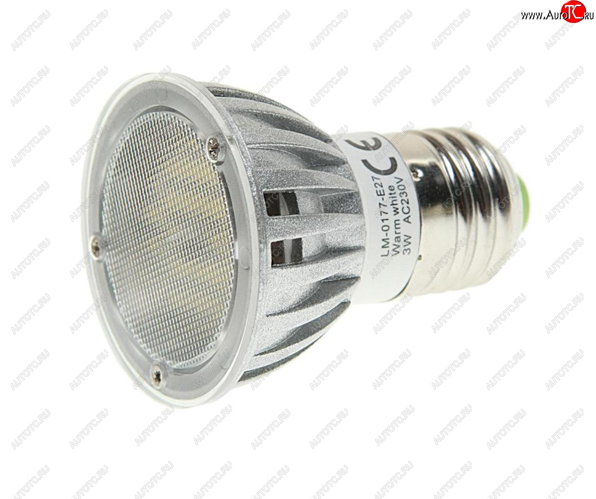 39 р. Лампа светодиодная E27 JDR 3W(30W) 220V теплый MEGA LIGHTING MEGA LIGHTING lm-0177ww-e27  с доставкой в г. Кемерово