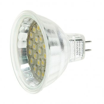 38 р. Лампа светодиодная MR16 2W(20W) 220V теплый MEGA LIGHTING MEGA LIGHTING lm-0216ww  с доставкой в г. Кемерово. Увеличить фотографию 1