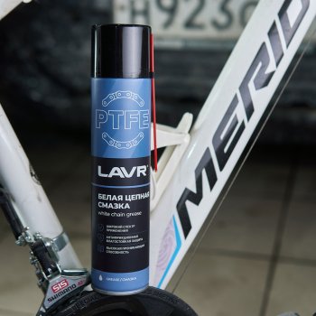 389 р. Смазка тефлоновая 400мл для цепи c PTFE аэрозоль LAVR LAVR ln1741  с доставкой в г. Кемерово. Увеличить фотографию 4