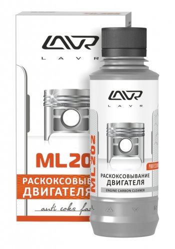 619 р. Жидкость для раскоксовывания двигателя 185мл ML-202 LAVR LAVR ln2502  с доставкой в г. Кемерово. Увеличить фотографию 1