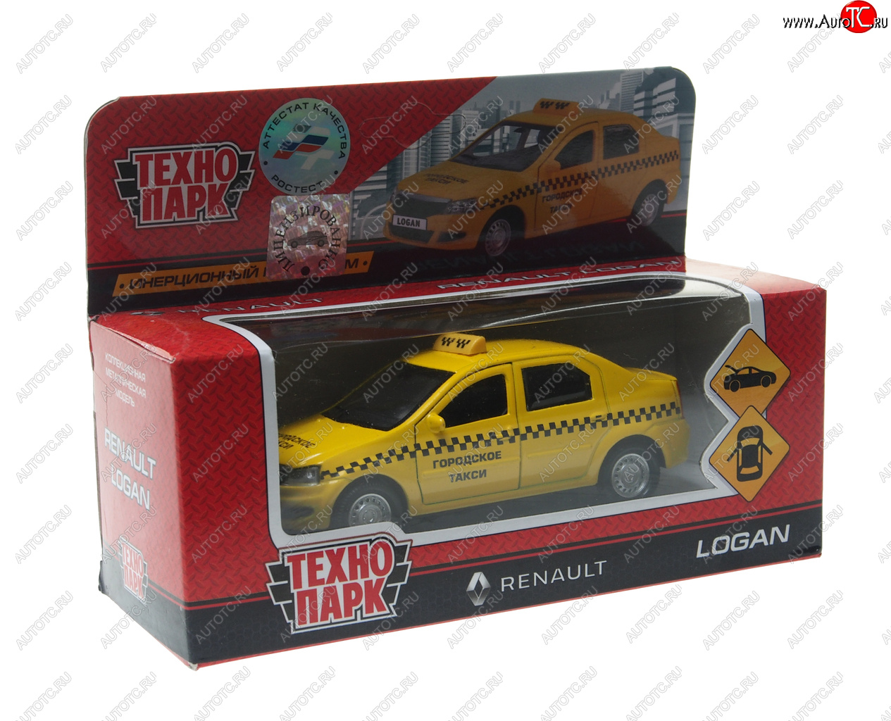 899 р. Модель автомобиля RENAULT Logan металлическая ТЕХНОПАРК ТЕХНОПАРК logan-bu  с доставкой в г. Кемерово
