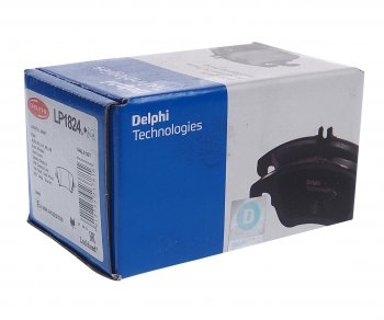 1 799 р. Колодки тормозные VW Golf,Touran AUDI A3,A6 SKODA Octavia задние (4шт.) DELPHI DELPHI lp1824  с доставкой в г. Кемерово. Увеличить фотографию 2