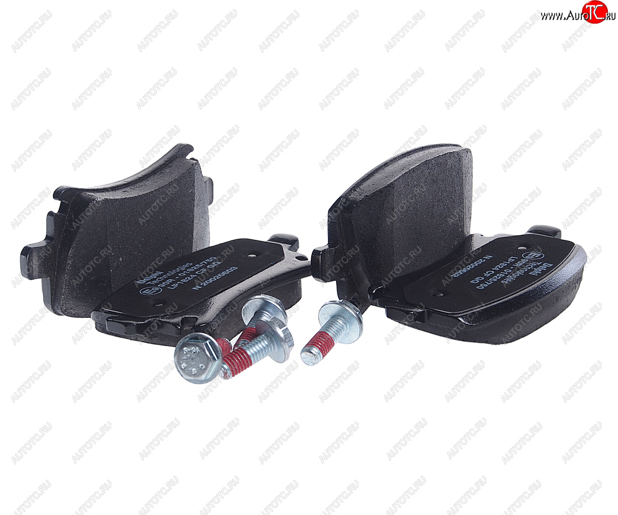1 799 р. Колодки тормозные VW Golf,Touran AUDI A3,A6 SKODA Octavia задние (4шт.) DELPHI DELPHI lp1824  с доставкой в г. Кемерово