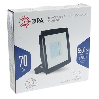 589 р. Светильник светодиодный 220V 70W 6500K черный ЭРА ЭРА lpr-023-0-65k-070  с доставкой в г. Кемерово. Увеличить фотографию 4