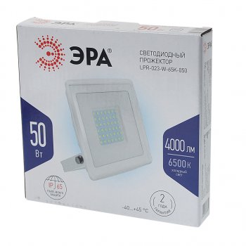 499 р. Светильник светодиодный 220V 50W 6500K ЭРА ЭРА lpr-023-w-65k-050  с доставкой в г. Кемерово. Увеличить фотографию 5