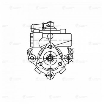 7 499 р. Насос гидроусилителя ГАЗ-3302 дв.CUMMINS ISF 2.8 LUZAR LUZAR lps0301  с доставкой в г. Кемерово. Увеличить фотографию 4
