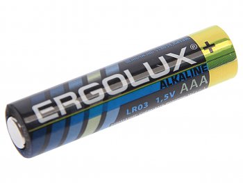 29 р. Батарейка AAA LR03 1.5V блистер 12шт. (цена за 1шт.) Alkaline ERGOLUX ERGOLUX lr03 bp-12  с доставкой в г. Кемерово. Увеличить фотографию 1
