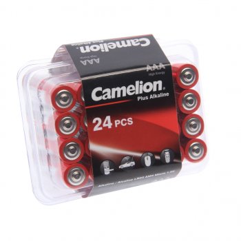 47 р. Батарейка AAA LR03 1.5V блистер 24шт. (цена за 1шт.) Alkaline Plus CAMELION CAMELION lr03-pb24  с доставкой в г. Кемерово. Увеличить фотографию 2