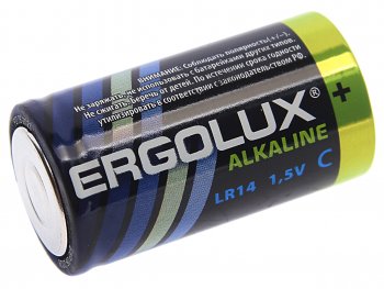 133 р. Батарейка C LR14 1.5V блистер 2шт. (цена за 1шт.) Alkaline ERGOLUX ERGOLUX lr14 bl-2  с доставкой в г. Кемерово. Увеличить фотографию 1