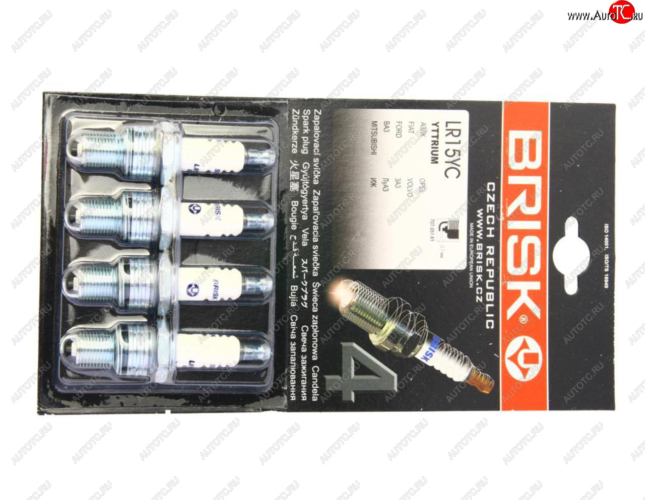 999 р. Свеча зажигания ВАЗ-2108 LR15YC комплект BRISK BRISK lr15yc  с доставкой в г. Кемерово