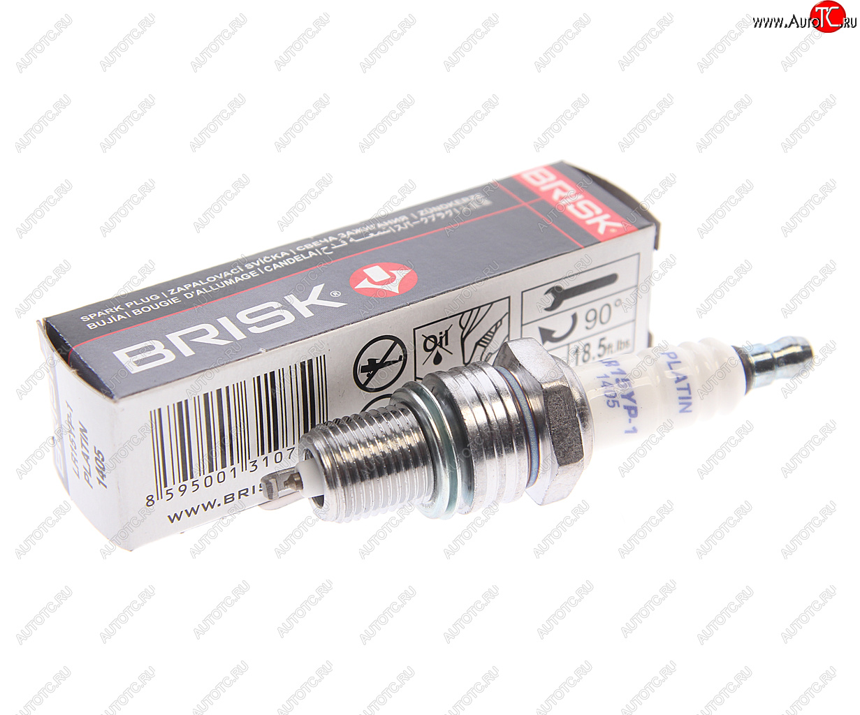 679 р. Свеча зажигания ВАЗ-2111 V8 PLATIN BRISK BRISK lr15yp-1  с доставкой в г. Кемерово