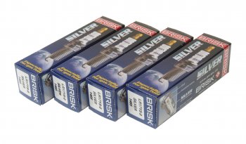 1 329 р. Свеча зажигания ЗМЗ-406 BRISK LR17YS-9 Silver (газ. оборудование) комплект BRISK lr17ys-9  с доставкой в г. Кемерово. Увеличить фотографию 2