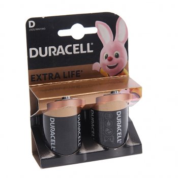 539 р. Батарейка D LR20 1.5V блистер 2шт. (цена за 1шт.) Alkaline Basic DURACELL DURACELL lr20-2bl  с доставкой в г. Кемерово. Увеличить фотографию 3