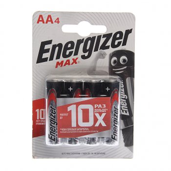 101 р. Батарейка AA LR6 1.5V блистер 4шт. (цена за 1шт.) Alkaline Max ENERGIZER ENERGIZER lr6 bc4  с доставкой в г. Кемерово. Увеличить фотографию 3