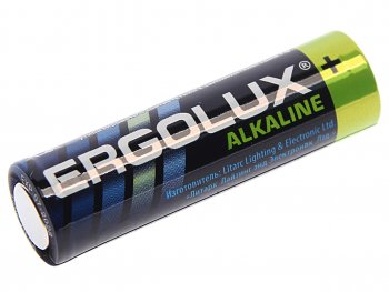 45 р. Батарейка AA LR6 1.5V блистер 2шт. (цена за 1шт.) Alkaline ERGOLUX ERGOLUX lr6 bl-2  с доставкой в г. Кемерово. Увеличить фотографию 1