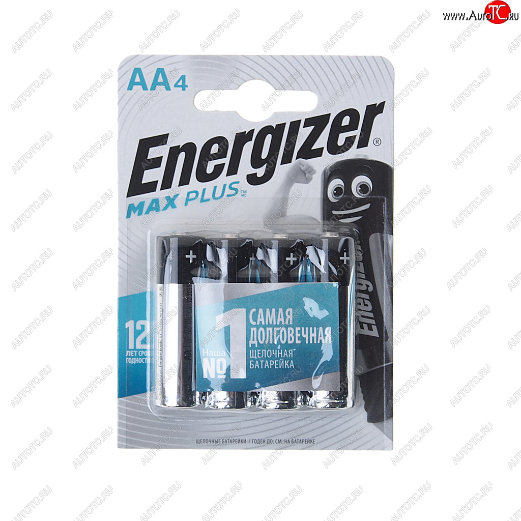 157 р. Батарейка AA LR6 1.5V блистер 4шт. (цена за 1шт.) Alkaline Max Plus ENERGIZER ENERGIZER lr6m bc4  с доставкой в г. Кемерово