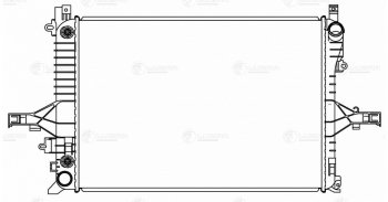 15 649 р. Радиатор VOLVO S60 (00-09) охлаждения двигателя LUZAR LUZAR lrc10156  с доставкой в г. Кемерово. Увеличить фотографию 3
