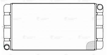 4 399 р. Радиатор отопителя МАЗ-6422,4370 алюминиевый LUZAR LUZAR lrh1221  с доставкой в г. Кемерово. Увеличить фотографию 6